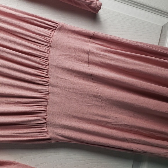Free People Juptier Pink Off-Shoulder Maxi Dress - XS - Picture 10 of 10
